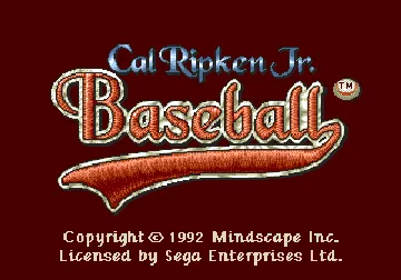 Cal Ripken Jr screen shot title